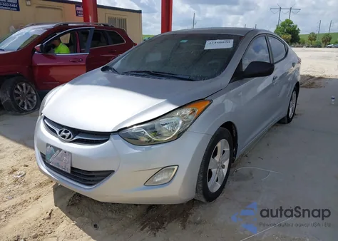 2012 Hyundai Elantra Gls z USA, uszkodzony, nr VIN 5NPDH4AE0CH120299